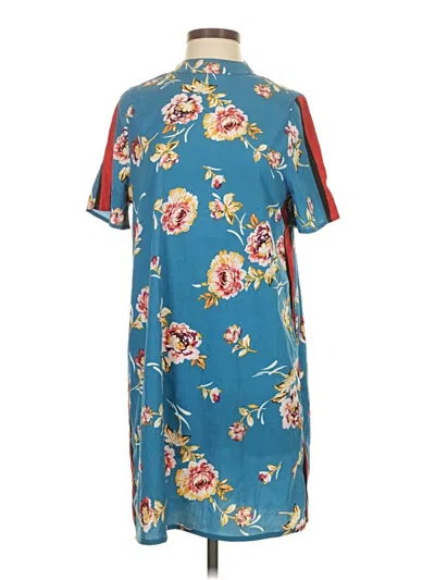 Pre-owned Missguided Casual Dress In Blue
