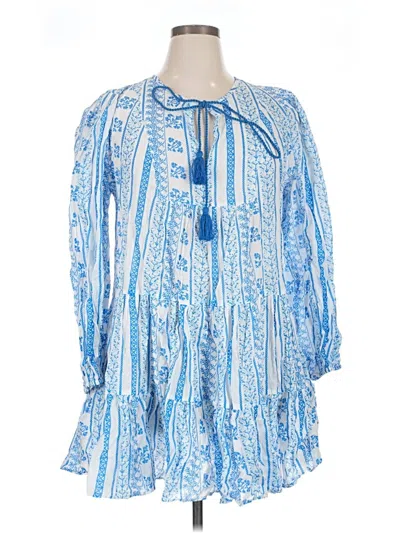Pre-owned Missguided Casual Dress In Blue