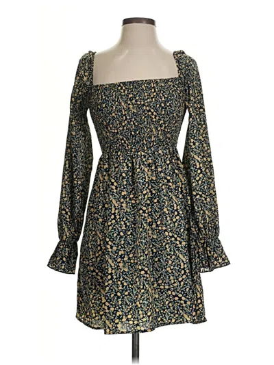 Pre-owned Missguided Casual Dress In Gold