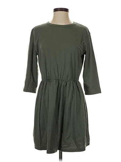 Pre-owned Missguided Casual Dress In Green