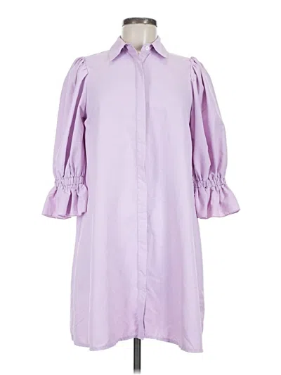 Pre-owned Missguided Casual Dress In Purple