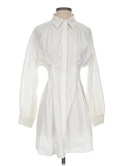 Pre-owned Missguided Casual Dress In White