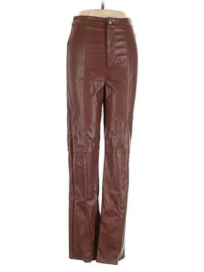 Pre-owned Missguided Casual Pants In Brown