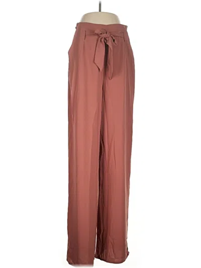Pre-owned Missguided Casual Pants In Brown