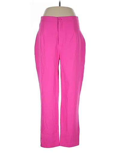 Pre-owned Missguided Casual Pants In Pink