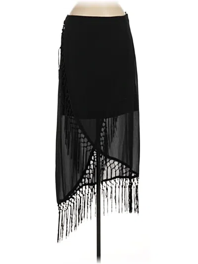 Pre-owned Missguided Casual Skirt In Black