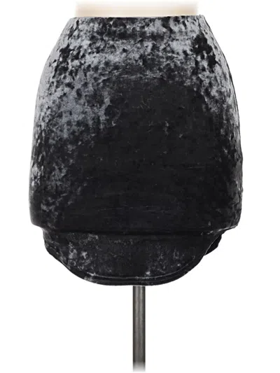 Pre-owned Missguided Casual Skirt In Gray