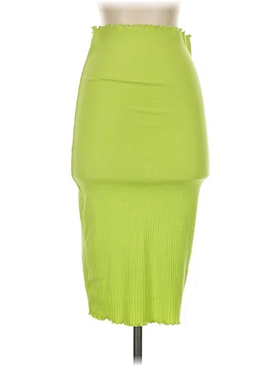 Pre-owned Missguided Casual Skirt In Green