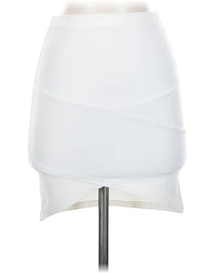 Pre-owned Missguided Casual Skirt In White