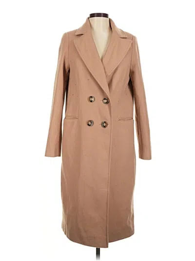 Pre-owned Missguided Coat In Tan