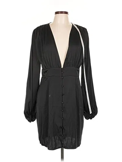 Pre-owned Missguided Cocktail Dress In Black