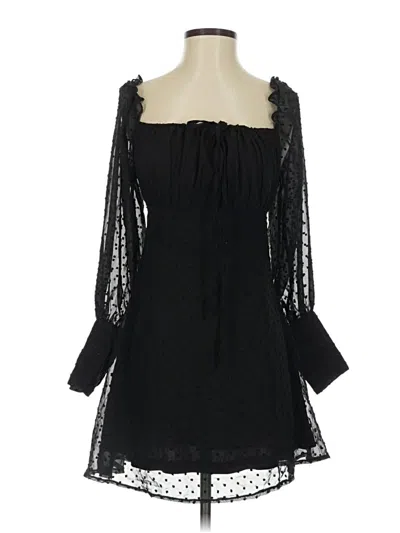 Pre-owned Missguided Cocktail Dress In Black