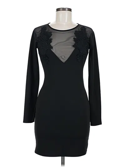 Pre-owned Missguided Cocktail Dress In Black