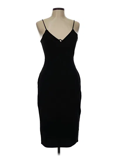 Pre-owned Missguided Cocktail Dress In Black