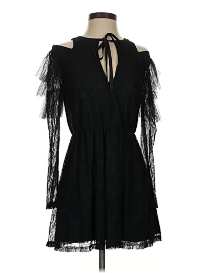 Pre-owned Missguided Cocktail Dress In Black
