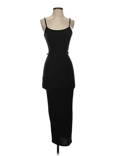 Pre-owned Missguided Cocktail Dress In Black