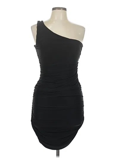 Pre-owned Missguided Cocktail Dress In Black