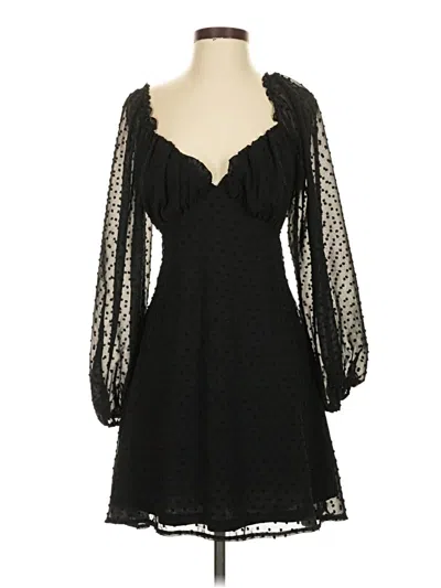 Pre-owned Missguided Cocktail Dress In Black