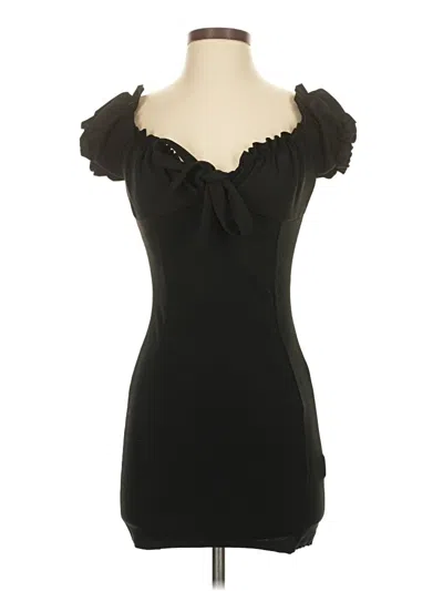 Pre-owned Missguided Cocktail Dress In Black
