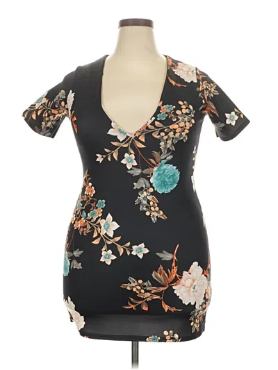 Pre-owned Missguided Cocktail Dress In Black