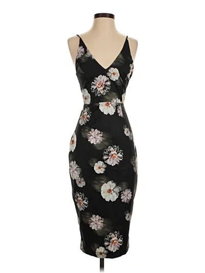 Pre-owned Missguided Cocktail Dress In Black