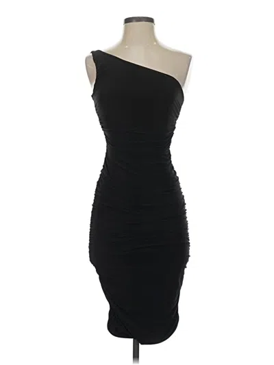 Pre-owned Missguided Cocktail Dress In Black