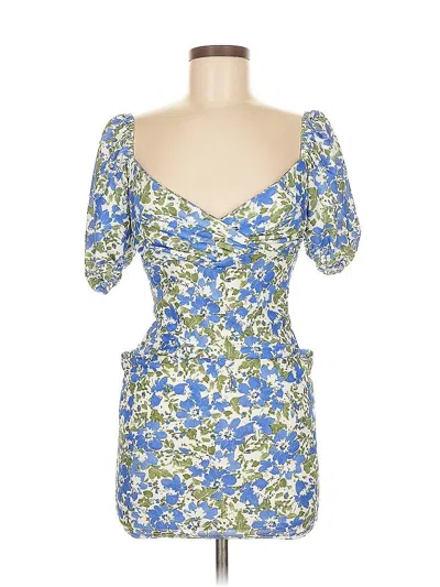 Pre-owned Missguided Cocktail Dress In Blue