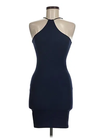 Pre-owned Missguided Cocktail Dress In Blue
