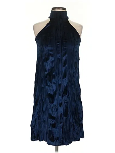 Pre-owned Missguided Cocktail Dress In Blue