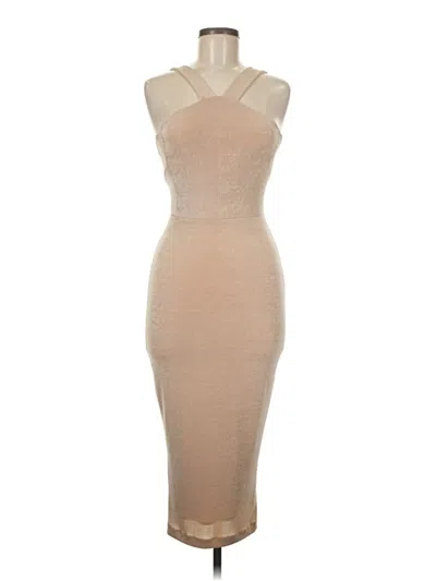 Pre-owned Missguided Cocktail Dress In Brown