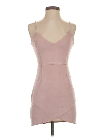 Pre-owned Missguided Cocktail Dress In Brown