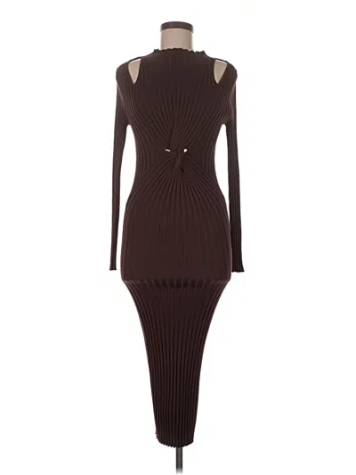 Pre-owned Missguided Cocktail Dress In Brown