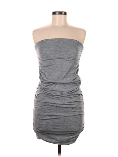 Pre-owned Missguided Cocktail Dress In Gray