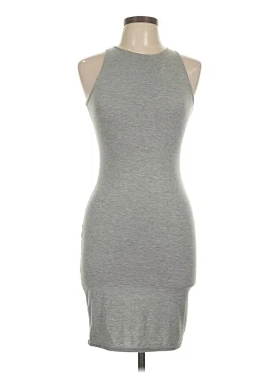 Pre-owned Missguided Cocktail Dress In Gray