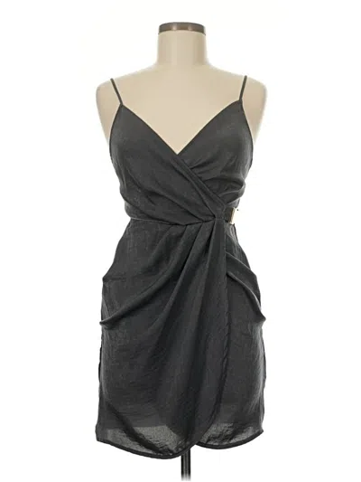 Pre-owned Missguided Cocktail Dress In Gray