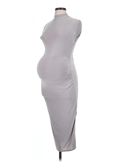 Pre-owned Missguided Cocktail Dress In Gray