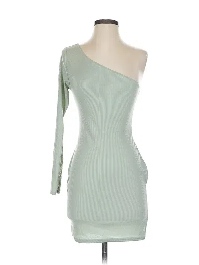Pre-owned Missguided Cocktail Dress In Green
