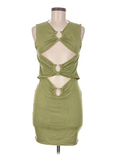 Missguided Cocktail Dress In Green