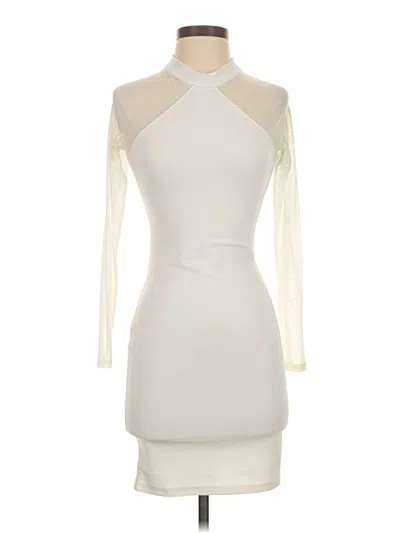 Pre-owned Missguided Cocktail Dress In Ivory