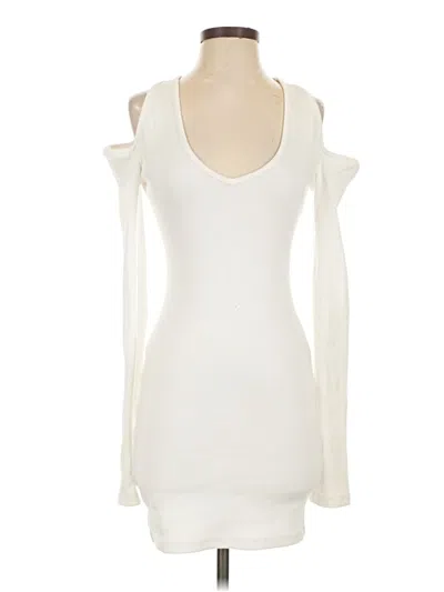 Pre-owned Missguided Cocktail Dress In Ivory
