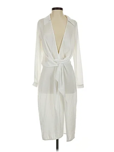 Pre-owned Missguided Cocktail Dress In Ivory