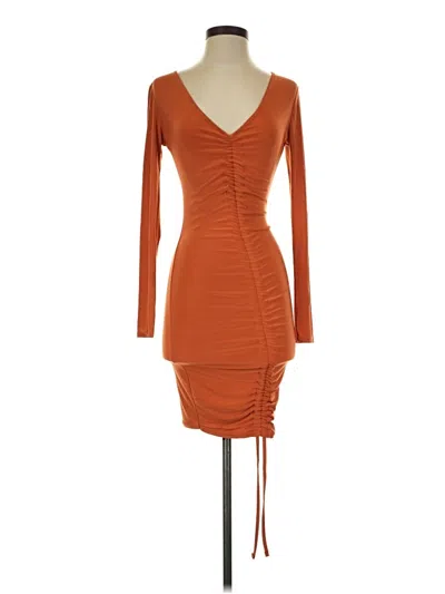Pre-owned Missguided Cocktail Dress In Orange