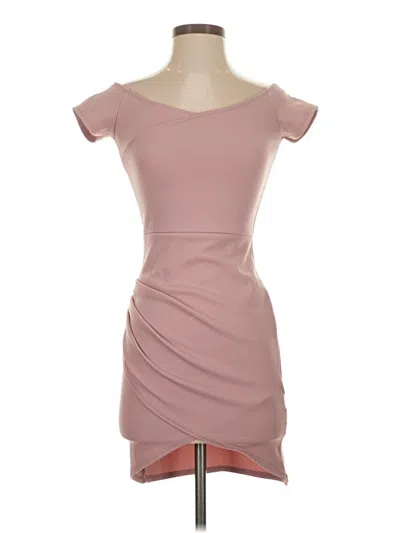 Pre-owned Missguided Cocktail Dress In Pink