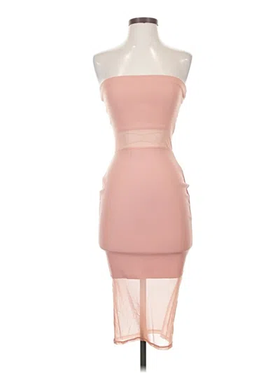 Pre-owned Missguided Cocktail Dress In Pink