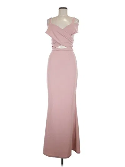 Pre-owned Missguided Cocktail Dress In Pink