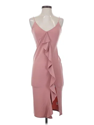 Pre-owned Missguided Cocktail Dress In Pink