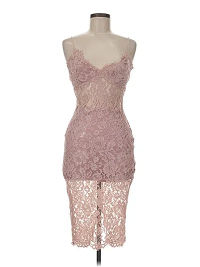 Pre-owned Missguided Cocktail Dress In Pink