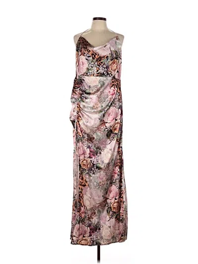Pre-owned Missguided Cocktail Dress In Pink