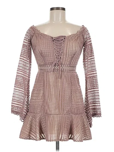 Pre-owned Missguided Cocktail Dress In Purple