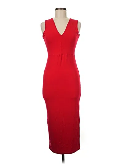 Pre-owned Missguided Cocktail Dress In Red